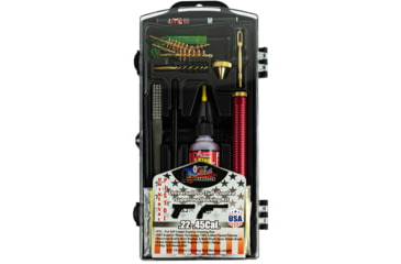 Image of Pro-Shot Coated Rod Universal Pistol Gun Cleaning Kit, Black, From .22-.45 Cal. BLACK-PISTOL