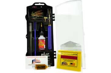 Image of Pro-Shot Coated Rod Universal Pistol Gun Cleaning Kit, Purple, .22-45 Cal. PURP-PISTOL