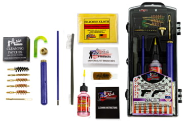 Image of Pro-Shot Coated Rod Universal Pistol Gun Cleaning Kit, Purple, .22-45 Cal. PURP-PISTOL