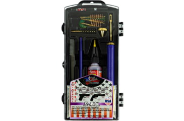 Image of Pro-Shot Coated Rod Universal Pistol Gun Cleaning Kit, Purple, .22-45 Cal. PURP-PISTOL