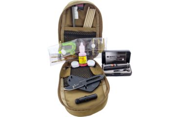 Image of Pro-Shot I-OP AR-15/M4/M16 Cleaning Kit w/Sermon Knife Tool, Coyote, MCOY-5.56-KT
