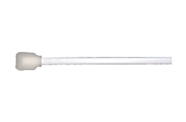 Image of Pro-Shot Pro-Shot Rectangular Foam Cleaning Swab, Polypropylene Handle, 5 inch, 50-Pack, Black, FRECT-50, White, FRECT-50