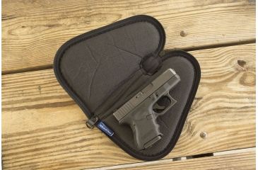 Image of PROPPER Polyester Logo 8in Pistol Rug, Black, 8 F56650A0018