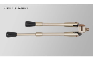 Image of Q Kickstand Bipod, 7.06- 9.50 Vertical Adj. Stainless Steel, 15 Degree T ACCKICKSTANDBIPODMLOK