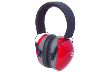 Image of Radians Terminator Folding Earmuffs, NRR 29 - Red