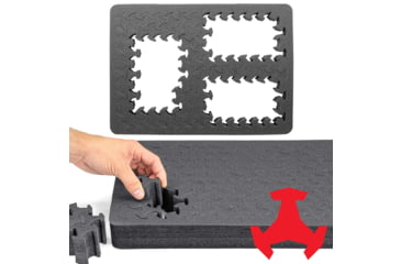 Image of RAGAR 17.75in x 12.5in XP Crosslinked Foam Insert, Charcoal Gray, Medium, RG00002-XP