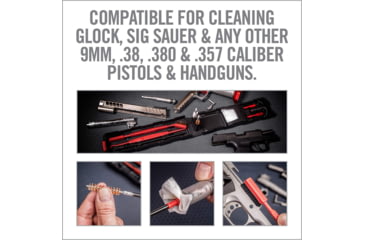 Image of Real Avid Prime-9 HG Cleaning Kit - 12 Pack, 9mm Luger Pistol, AVGCK9MM-12D