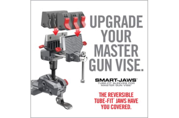 Image of Real Avid Smart Jaws Tube-fit Sleeves, Grey, Red, Medium, AVSFJPF