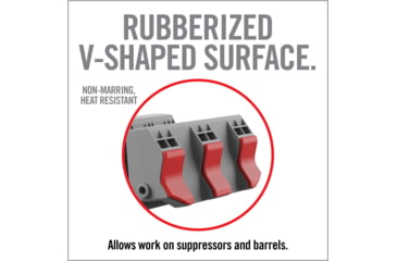 Image of Real Avid Smart Jaws Tube-fit Sleeves, Grey, Red, Medium, AVSFJPF