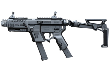 Image of Recover Tactical P-IX Modular AR Platform for Glock Pistols Folding Brace, Black, 0, PIXPB-FBR-01
