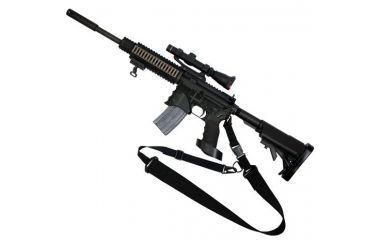 Image of Red Rock Outdoor Gear C2 2-to-1 Point 2in. Tactical Sling, Black 37-002BLK