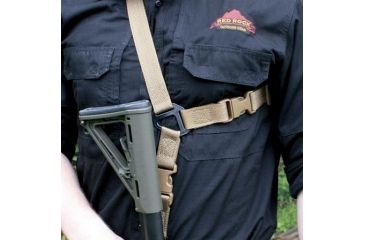 Image of Red Rock Outdoor Gear S1 Single-Point Tactical Sling, 1.25in, Coyote, 37-005COY