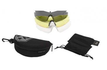 Image of Revision Stingerhawk  Lens Military Eyewear Deluxe Kit w/ Clear, Hi-Yellow Contrast, Solar Gray, and Midnight Mirror Lens4-0152-0027