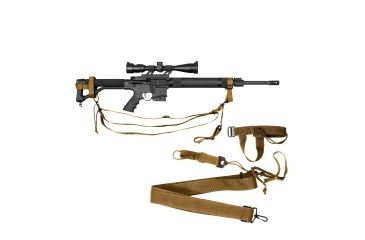 Image of Rothco Military 3-point Rifle Sling, Coyote Brown, 4077-CoyoteBrown
