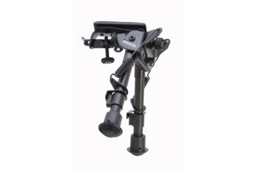 Image of Rudolph Optics 6in.-9in. Black Aluminum Swivel Pivot Bipod, Black 6009880275144