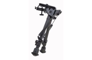 Image of Rudolph Optics 9in.-13in. Black Aluminum Swivel Pivot Bipod, Black 6009880275151