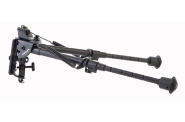 Image of Rudolph Optics 9in.-13in. Black Aluminum Swivel Pivot Bipod, Black 6009880275151