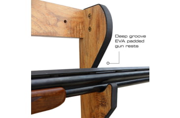Image of Rush Creek Creations 3 Gun Wall Rack, American Cherry, 38-4040