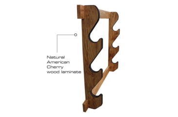 Image of Rush Creek Creations 3 Gun Wall Rack, American Cherry, 38-4040
