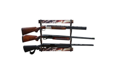 Image of Rush Creek Creations 3 Gun Wall Rack, Americana Flag, 38-4043