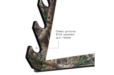 Image of Rush Creek Creations 3 Gun Wall Rack, Camouflage Realtree, 39-7012