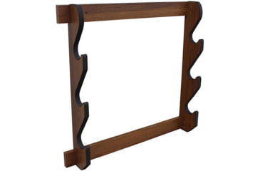 Image of Rush Creek Creations 3 Gun Wall Rack, Dark Walnut, 38-4041