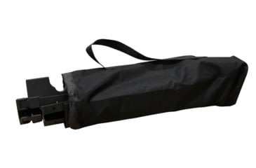 Image of Rush Creek Creations Fold &amp; Go Aluminum 10 Gun Stand, Black, 38-5010