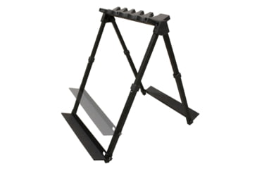 Image of Rush Creek Creations Fold &amp; Go Aluminum 10 Gun Stand, Black, 38-5010