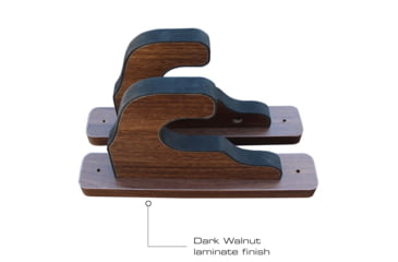 Image of Rush Creek Creations Wall Gun Display Hooks, Walnut, 10.2 x 1.7 x 6.2, 38-4087