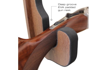 Image of Rush Creek Creations Wall Gun Display Hooks, Walnut, 10.2 x 1.7 x 6.2, 38-4087