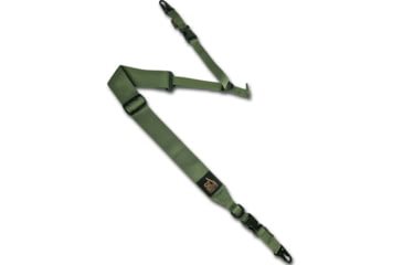 Image of S2Delta C.L.A.S.H. Rifle Sling, Green, MRS2P-USA-GRN-SLING-HOOKS