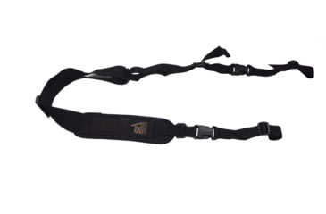 Image of S2Delta Padded Pig Tail Rifle Sling, Black, MRS2P-USA-BLK-PT-P