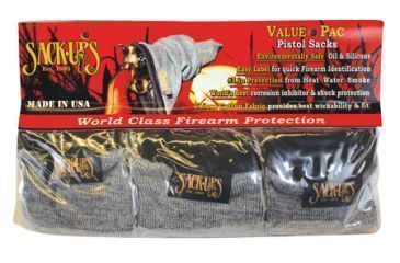 Image of Sack Ups Value-Pac Pistol Sack-Ups 5 Per Pack Camouflage Grey