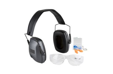 Image of Safariland 1218592 Professional Eye &amp; Ear Range Kit Earmuff/Plugs/Glasses 33 DB