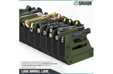 Image of Savior Equipment 12-Slot Pistol Rack, OD Green, RK-HAND-XTWELVE-OG