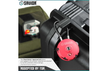 Image of Savior Equipment 3 Digit Cable Lock, Savior Teal, Small, LK-ROUND-TE