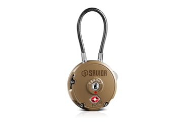 Image of Savior Equipment 3 Digit Cable Lock, Dark FDE, Small, LK-ROUND-TN