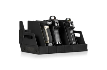 Image of Savior Equipment 6 Slot Pistol Rack, Black, 12.5 x 7 x 9.5, RK-HAND-XSIX-BK