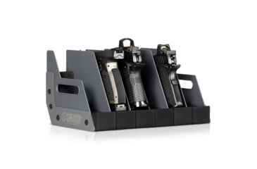 Image of Savior Equipment 6 Slot Pistol Rack, Gray, 12.5 x 7 x 9.5, RK-HAND-XSIX-GS