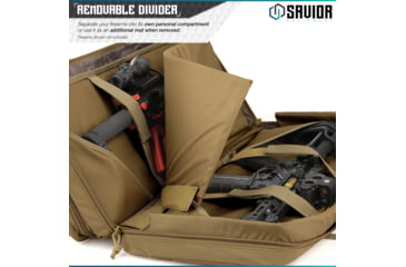 Image of Savior Equipment American Classic Shorty Double Rifle Case, 24in, Dark FDE, RB-2412DG-V1-TN