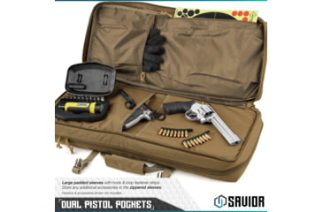 Image of Savior Equipment American Classic Shorty Double Rifle Case, 28in, Dark FDE, RB-2812DG-V1-TN