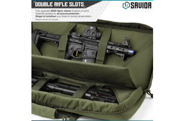 Image of Savior Equipment American Classic Shorty Double Rifle Case, 28in, OD Green, RB-2812DG-V1-OG