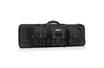 Image of Savior Equipment American Classic Double Rifle Case, Black, 35in L x 12in H, RB-3612DG-V1-BK