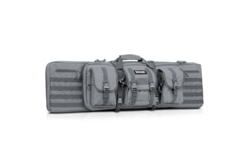 Image of Savior Equipment American Classic Double Rifle Case, Grey, 41in L x 12in H, RB-4212DG-V1-GS