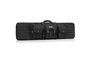 Image of Savior Equipment American Classic Double Rifle Case, Black, 45in L x 12in H, RB-4612DG-V1-BK