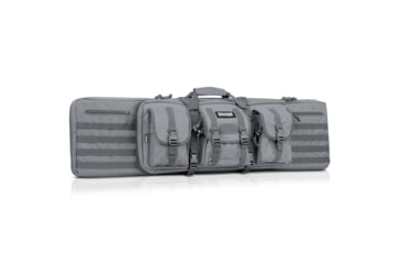 Image of Savior Equipment American Classic Double Rifle Case, Grey, 45in L x 12in H, RB-4612DG-V1-GS