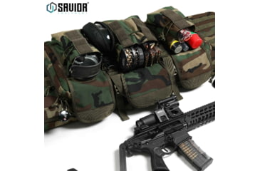 Image of Savior Equipment American Classic Double Rifle Case, M81 Woodland, 45in L x 12in H, RB-4612DG-V1-M81