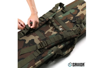 Image of Savior Equipment American Classic Double Rifle Case, M81 Woodland, 45in L x 12in H, RB-4612DG-V1-M81