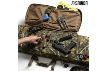 Image of Savior Equipment American Classic Double Rifle Case, Realtree Edge, 41in L x 12in H, RB-4212DG-V1-EDGE