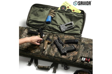 Image of Savior Equipment American Classic Double Rifle Case, Realtree Timber, 41in L x 12in H, RB-4212DG-V1-TMBR